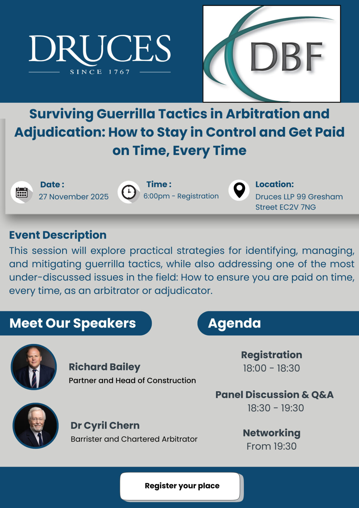 Surviving Guerrilla Tactics in Arbitration and Adjudication – How to Stay in Control and Get Paid on Time, Every Time.